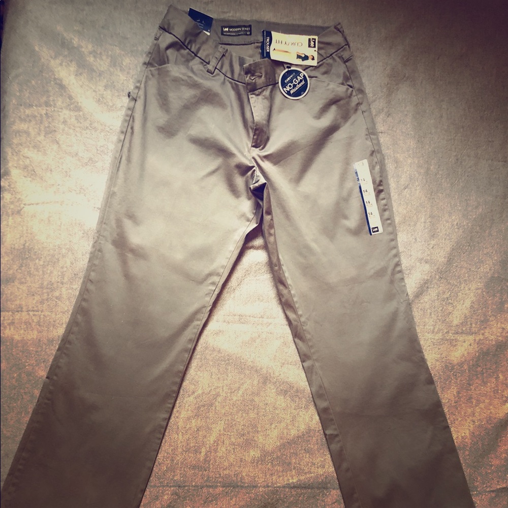 Lee Curvy Fit Boulder Grey Trousers